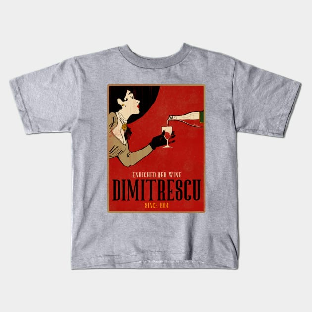 Enriched wine Kids T-Shirt by ursulalopez